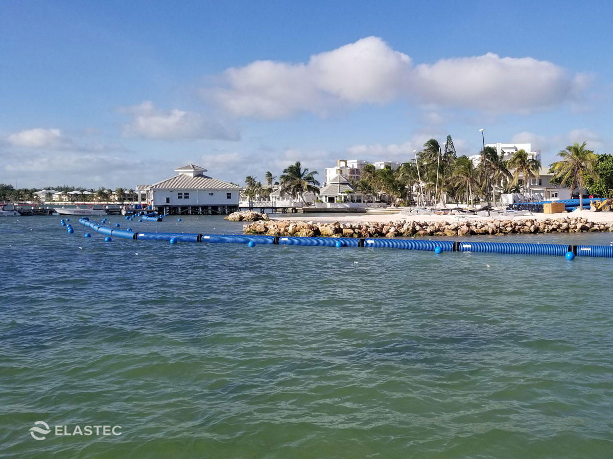 Heavy-duty seaweed barrier