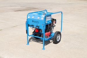 D10 power unit with drop handles lowered