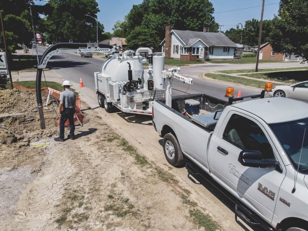 Municipal hydro-excavation equipment